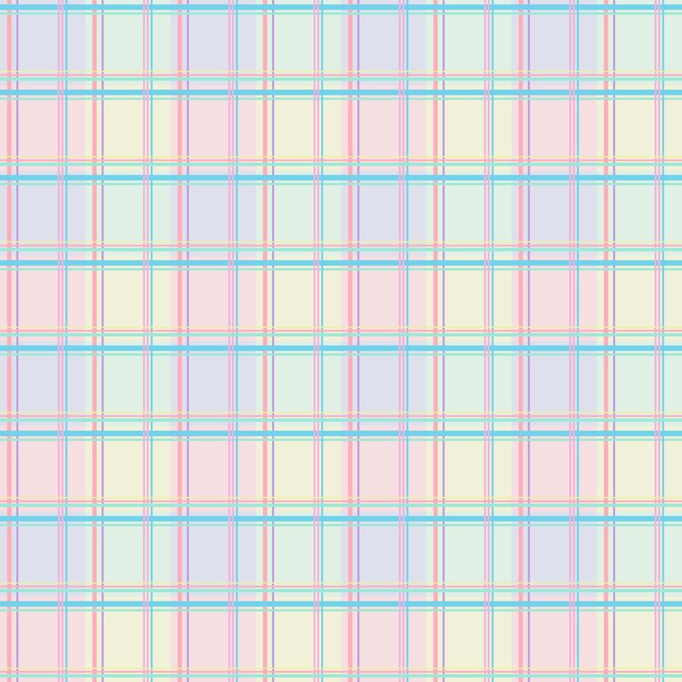 Seamless pattern. Abstract fabric texture with pastel horizontal and vertical lines. vector background.