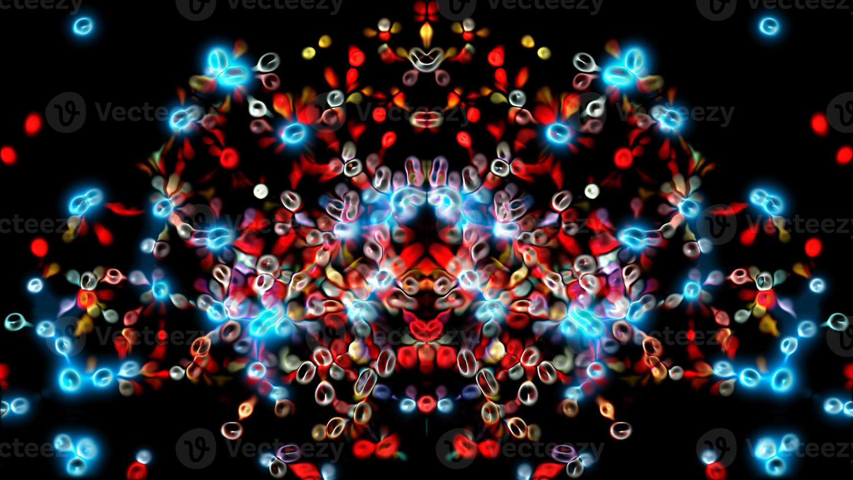 Digital Render Abstract Hypnotic Illustration Kaleidoscope Background Effect photo