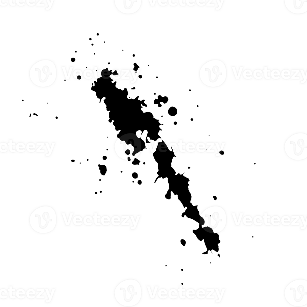 abstract black ink splash for design element 11029222 PNG