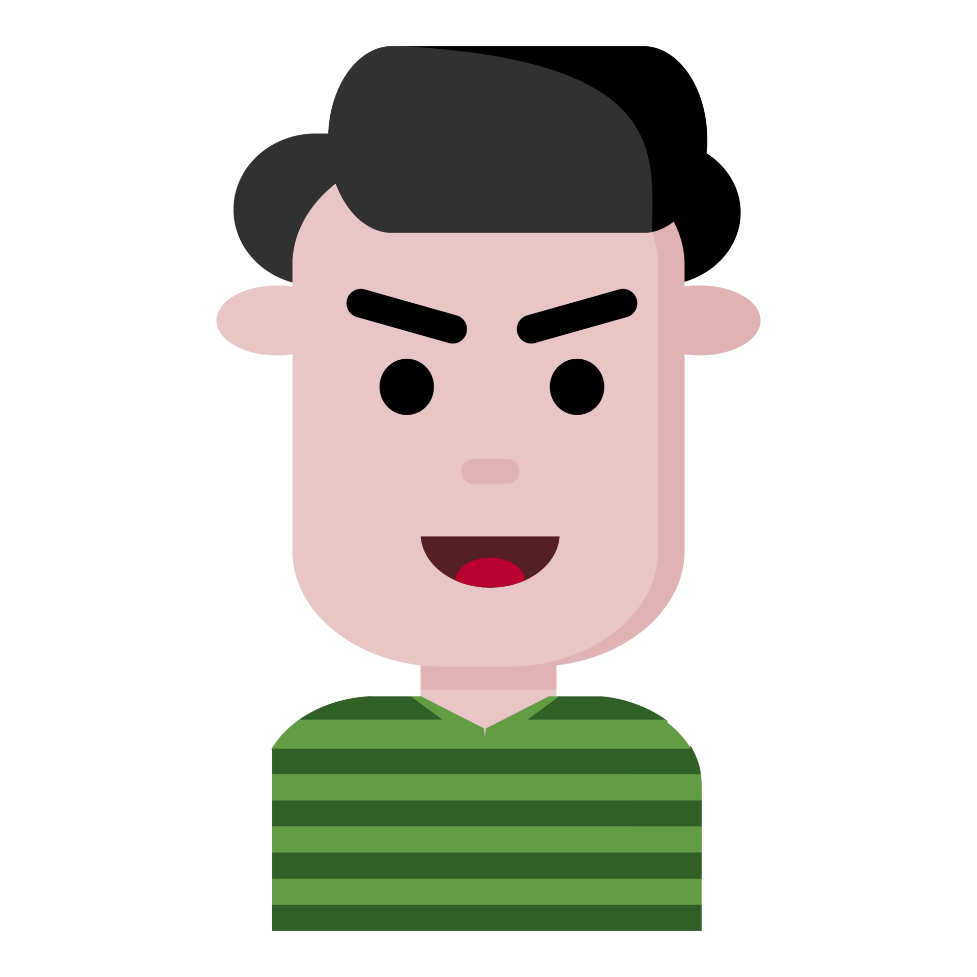 Cute Male Character Illustration In Flat Design 11029435 Png 