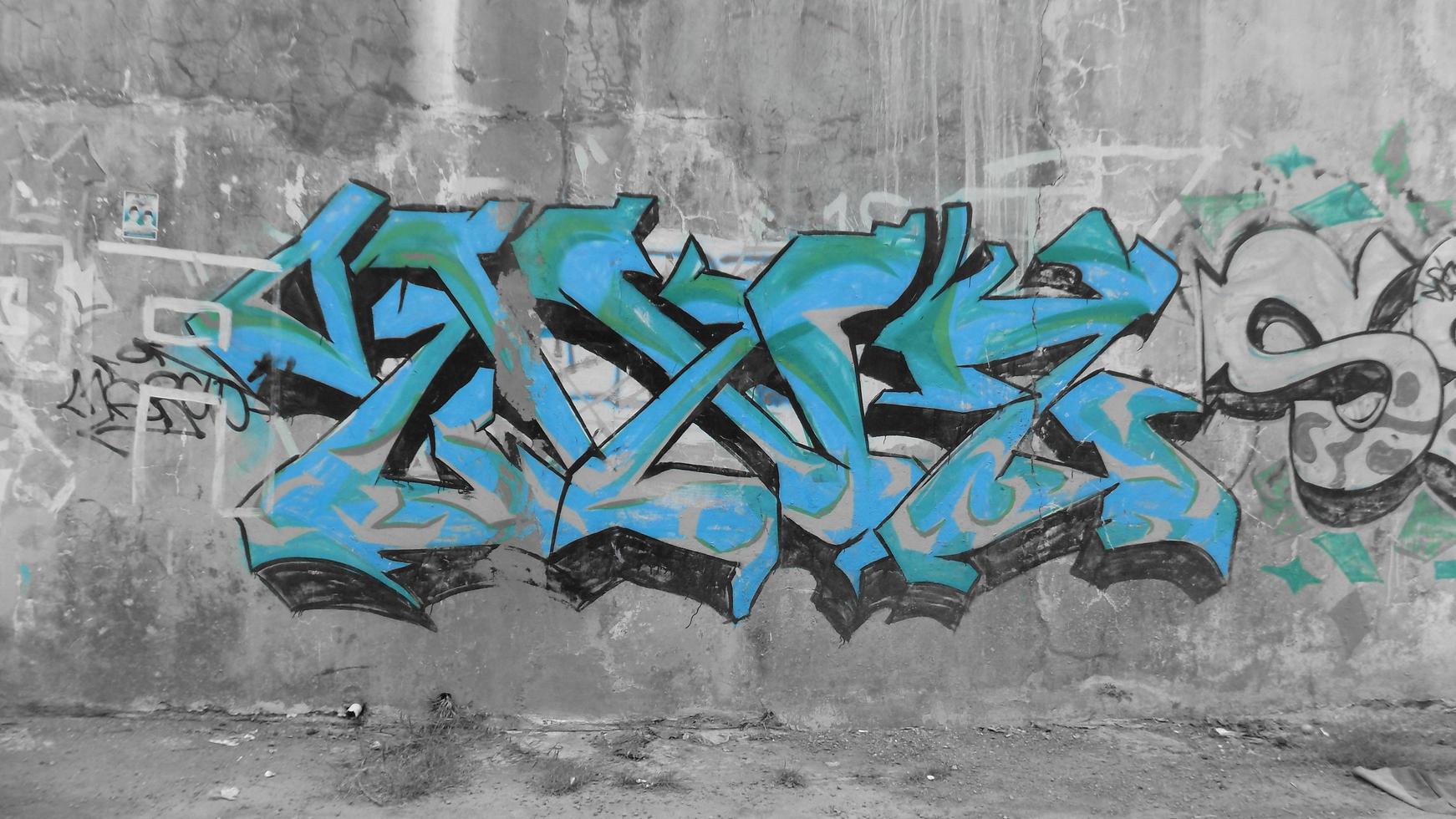 graffiti in public spaces photo