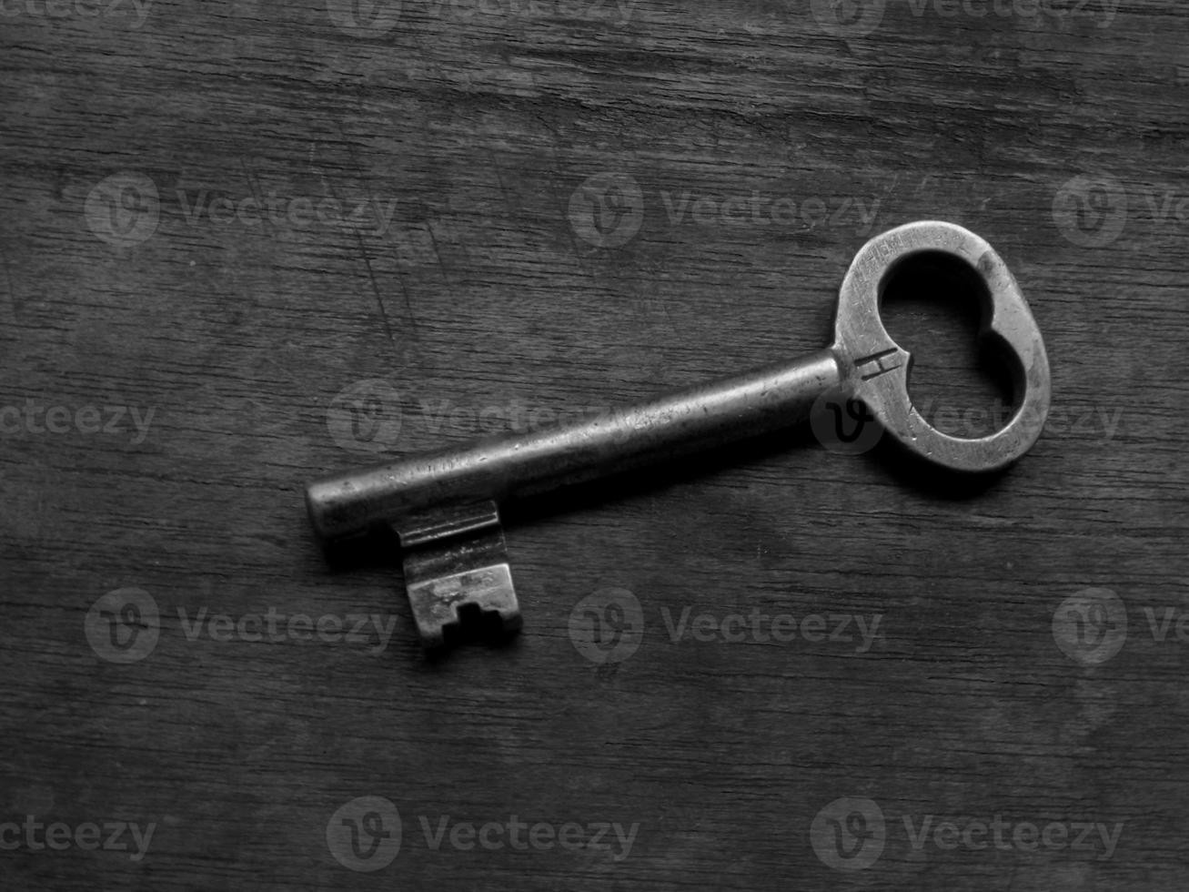 photo of an old key