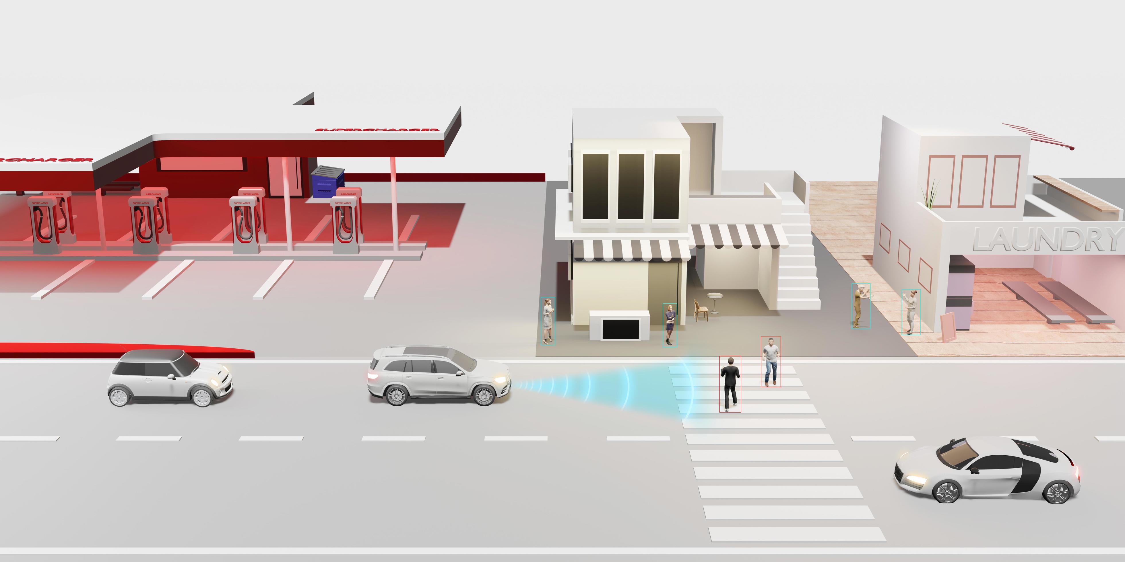 SelfDriving Autopilot Mobileye Drive EV Automatic Emergency Brake System Emergency brake to