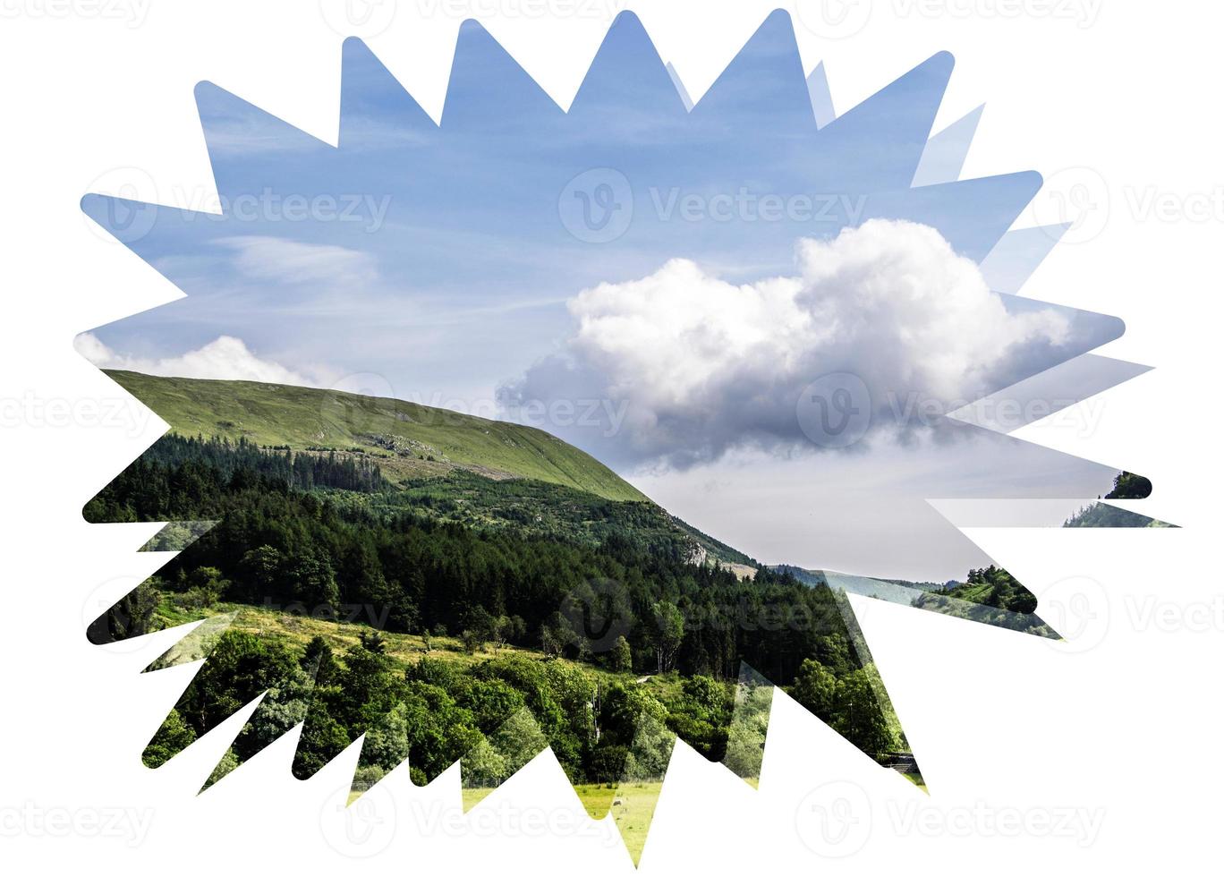 Digital Illustration Landscape Background photo