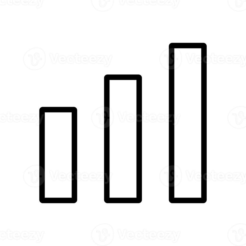 signal bar icon design, basic ui ux interface design element in simple
