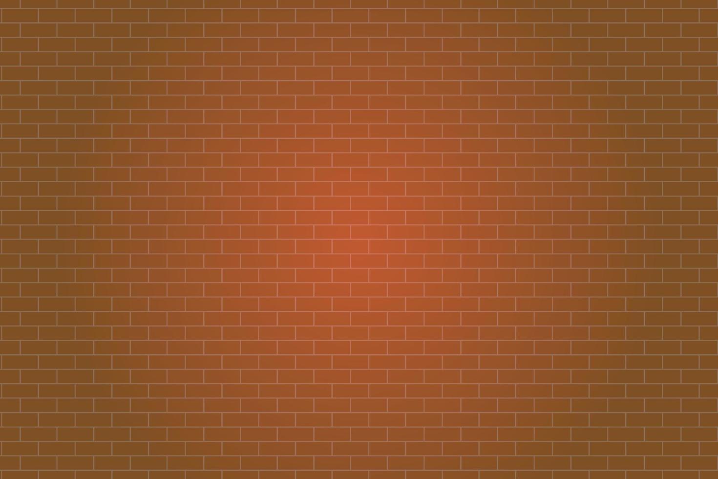 Brown brick wall background, Brick texture vector