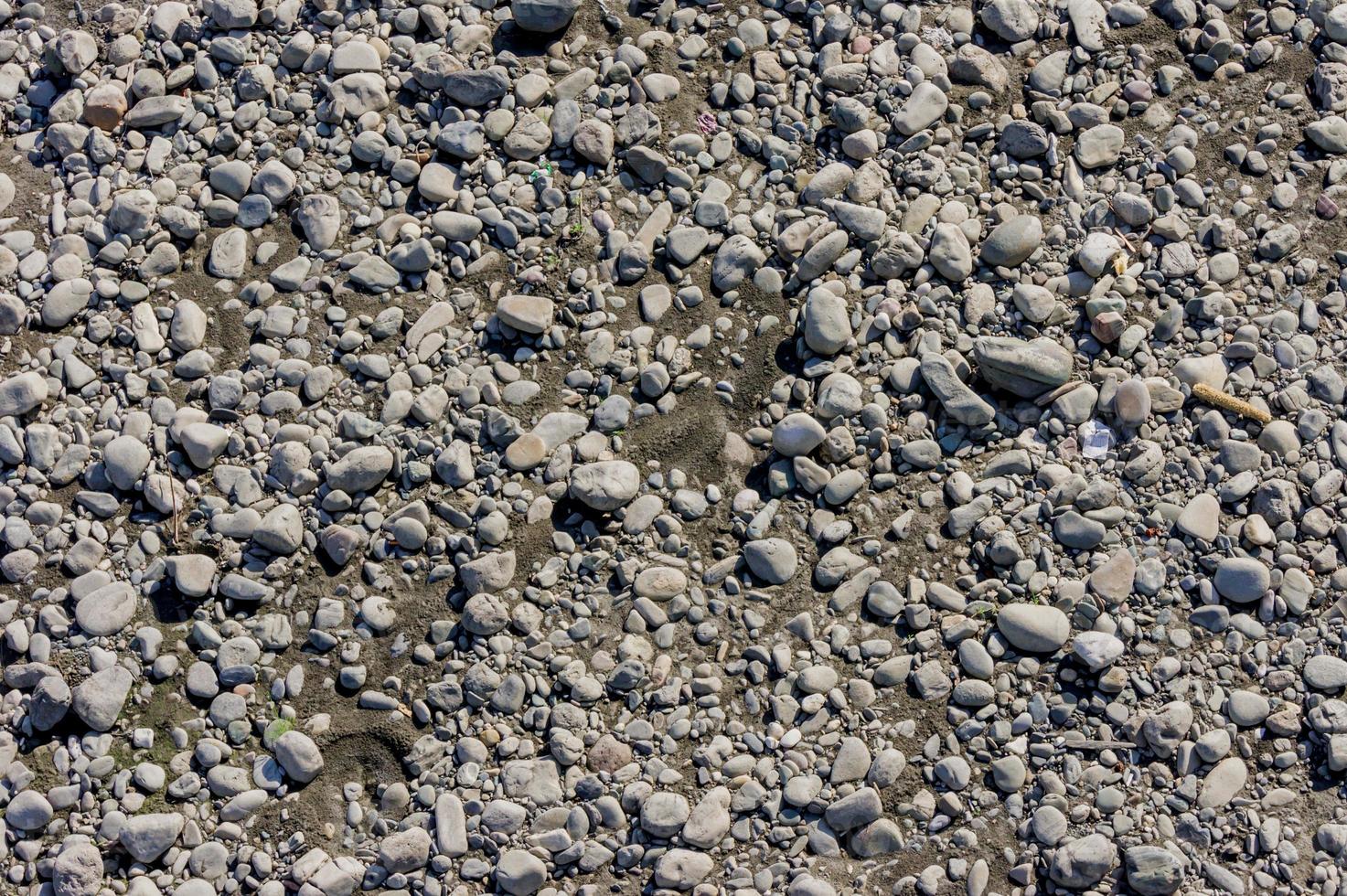 gravel texture background top view photo