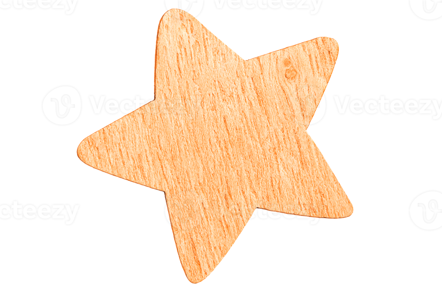 wooden star isolated png