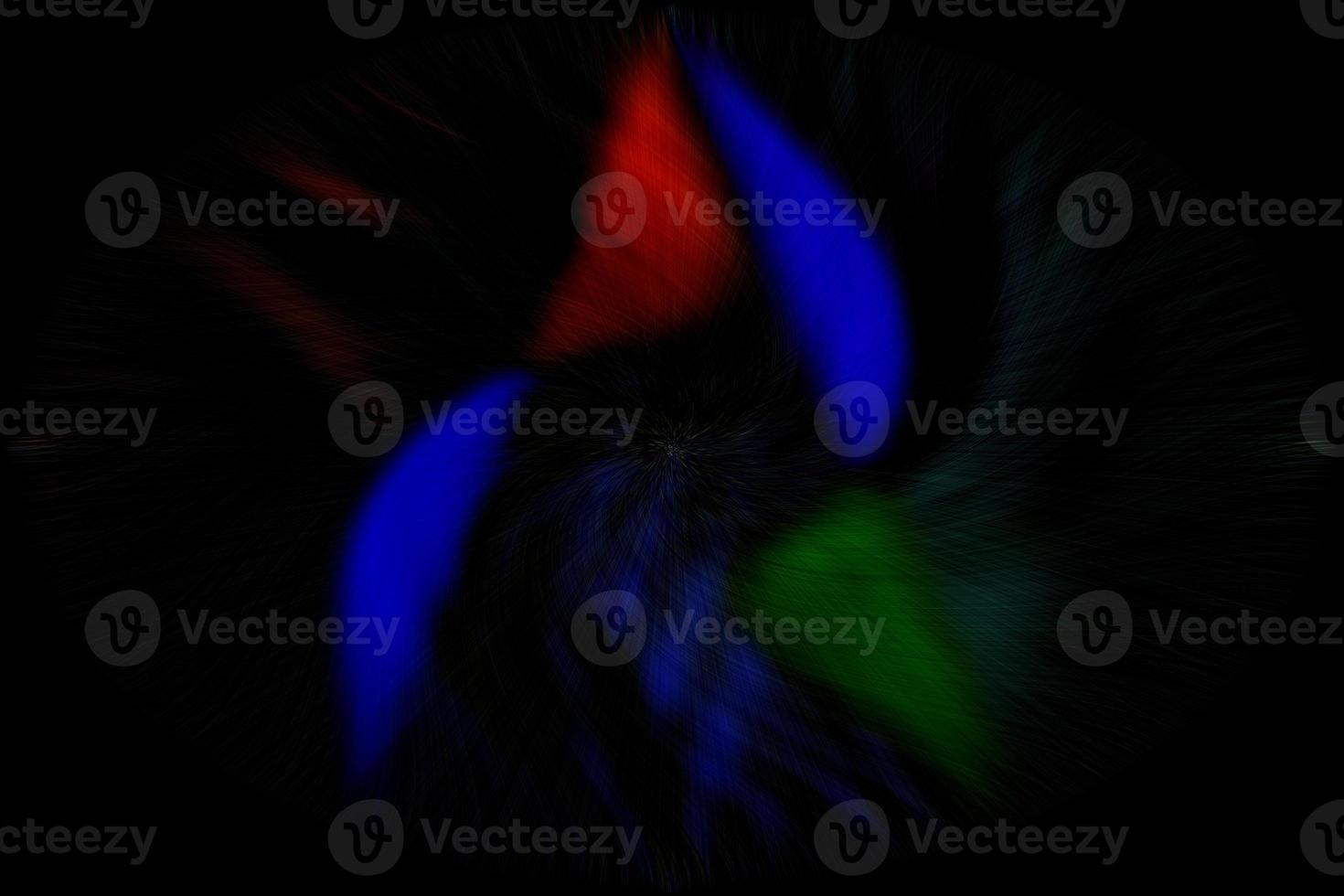 Abstract Background - green, blue, red lines on black backdrop. photo