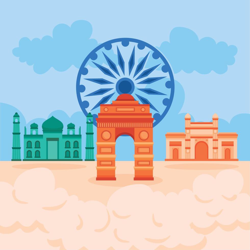 india independence day poster vector
