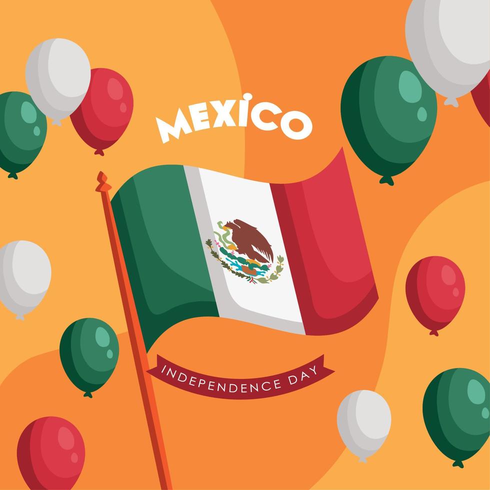 letras de la independencia de méxico vector