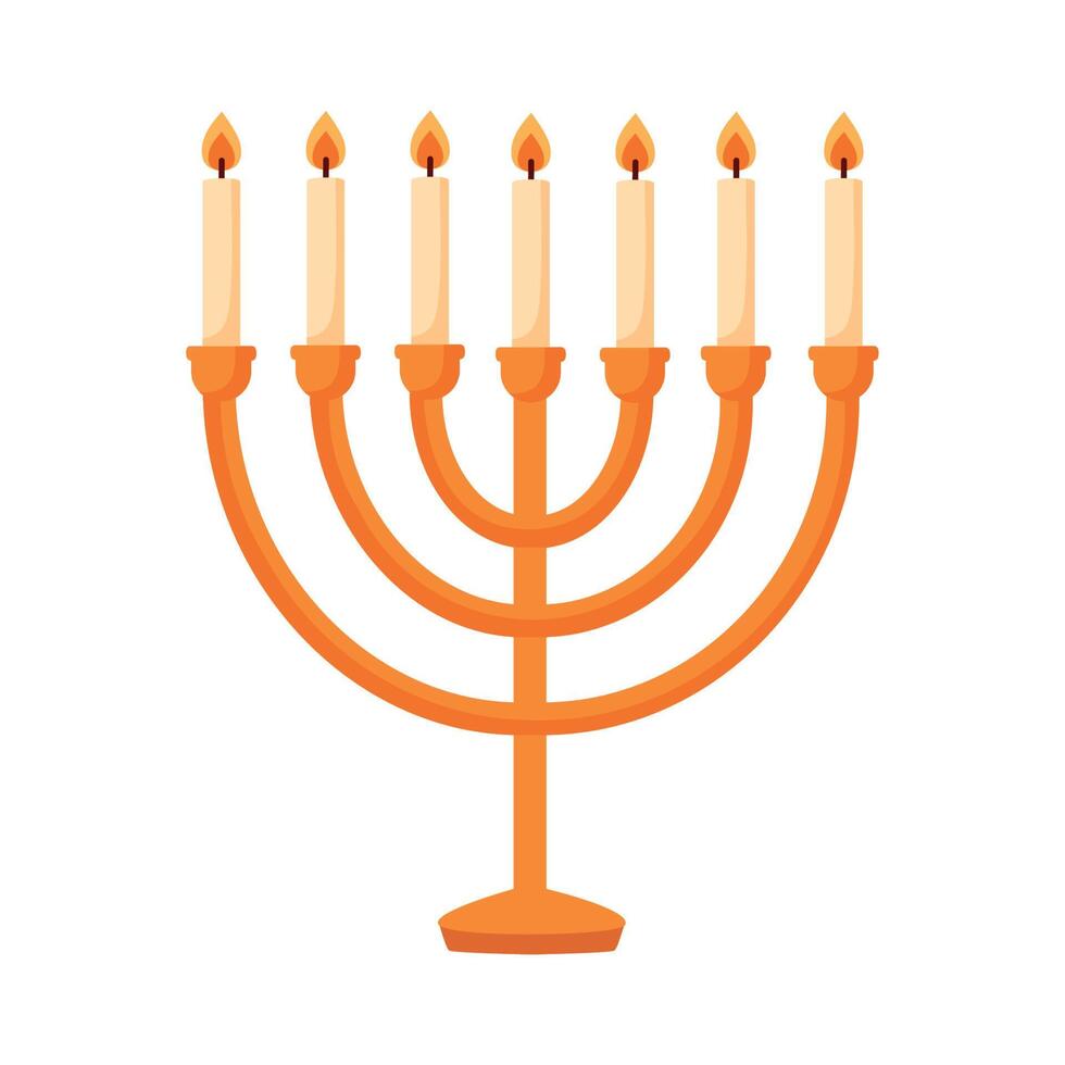 folden chandelier with candles vector