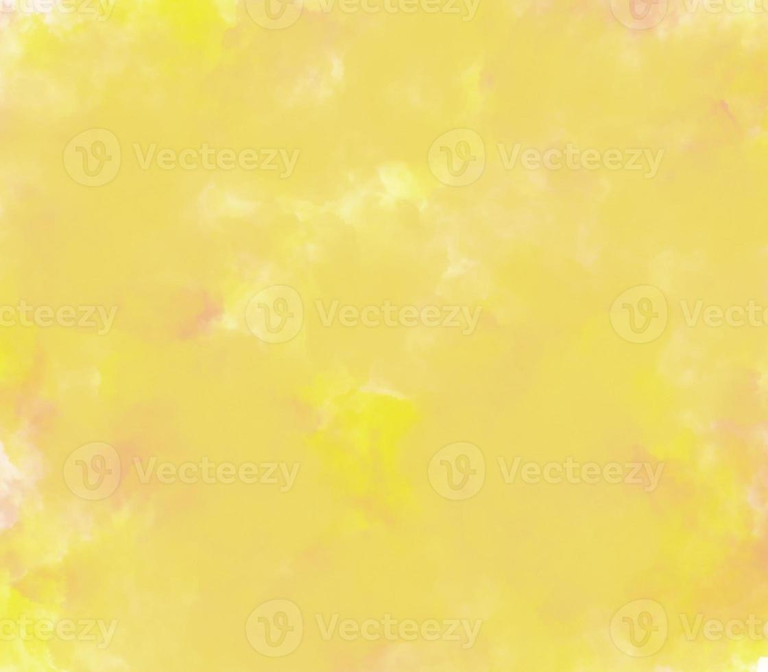 Abstract Watercolors yellow pastel tone , texture of haze ,splashing on white background ,illustration for wallpaper or backdrop photo