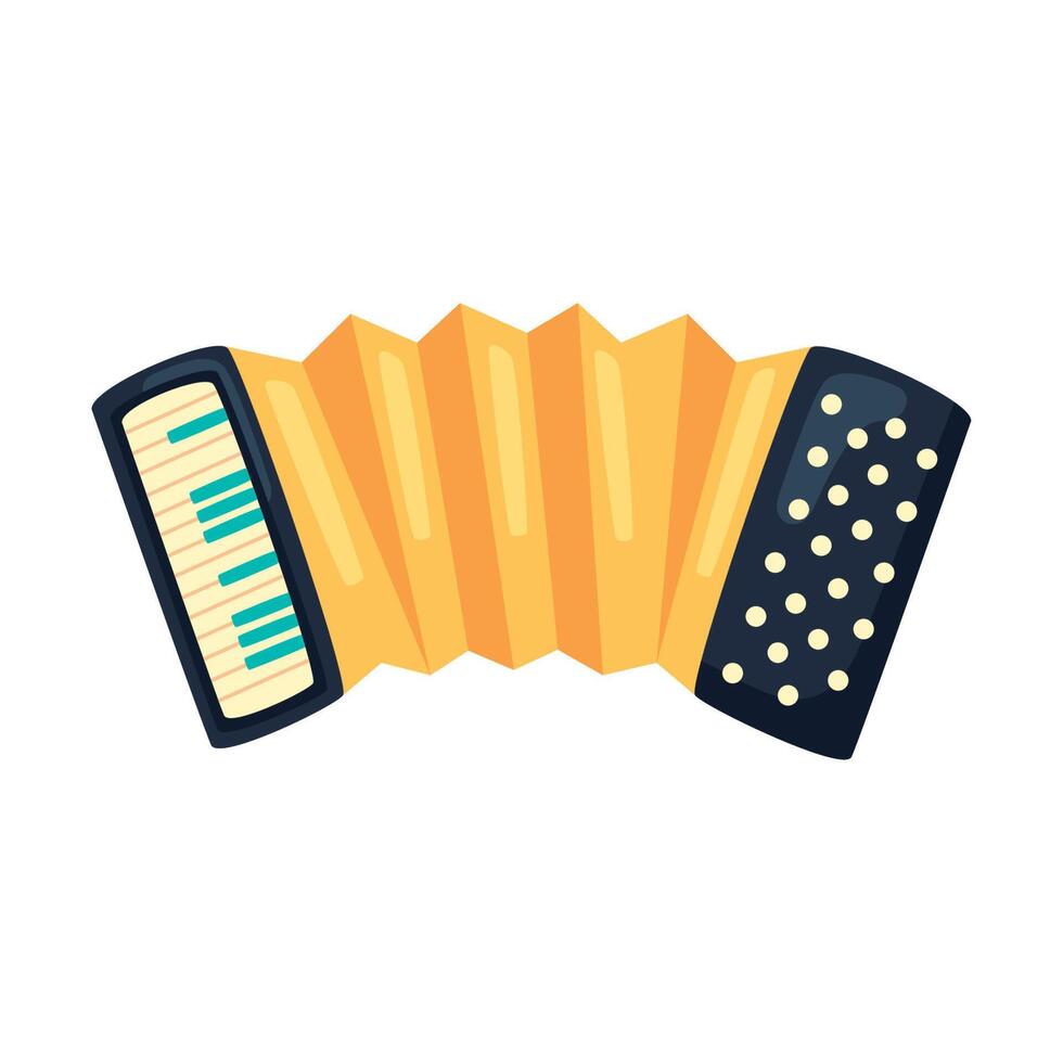 accordion musical instrument vector