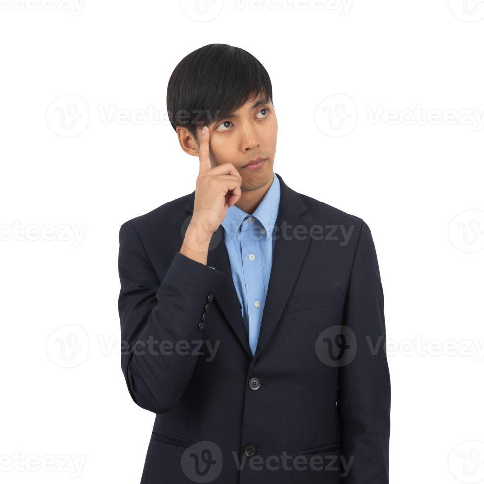 Handsome asian business man cutout, Png file