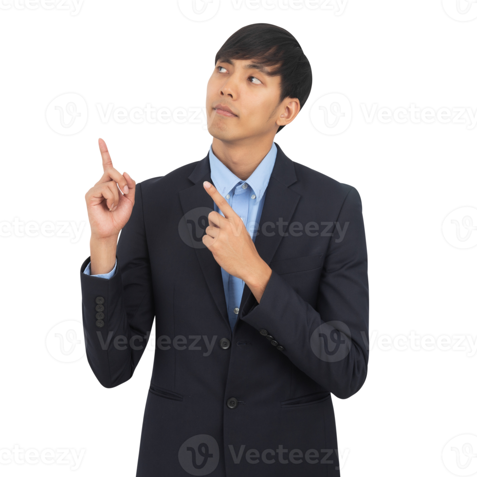 Handsome asian business man cutout, Png file