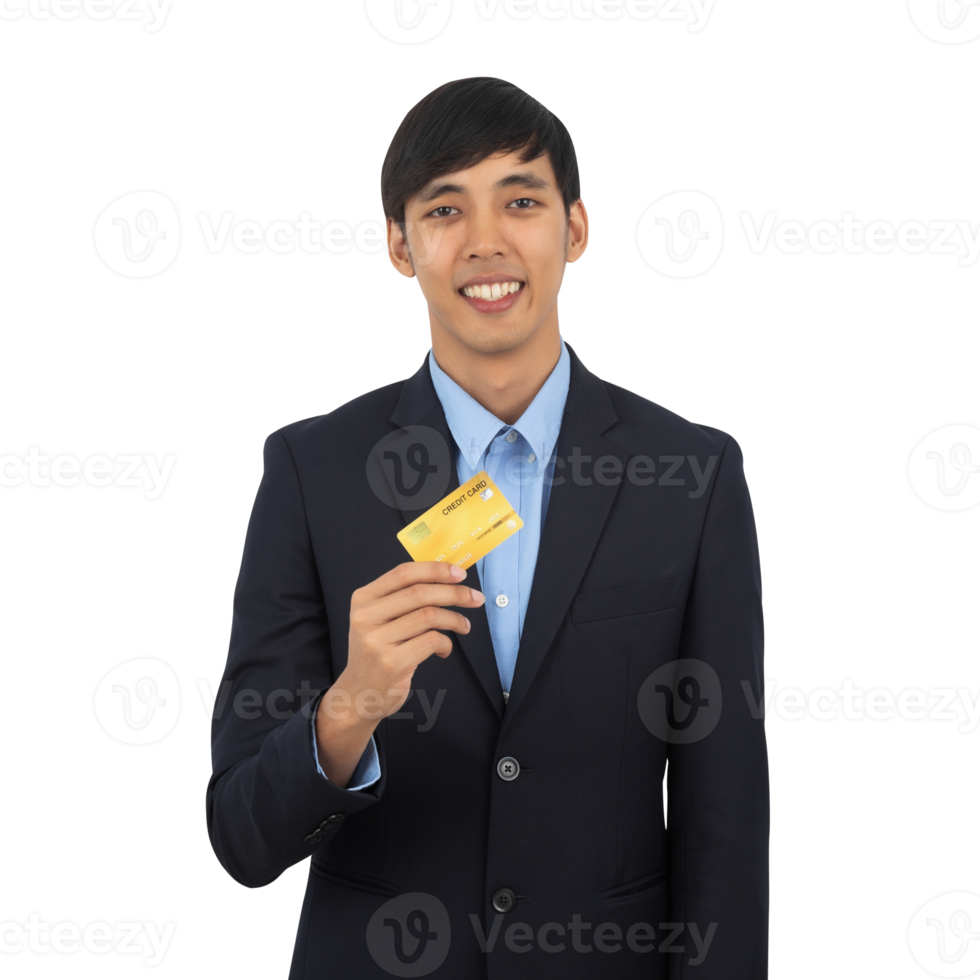 Handsome asian business man cutout, Png file