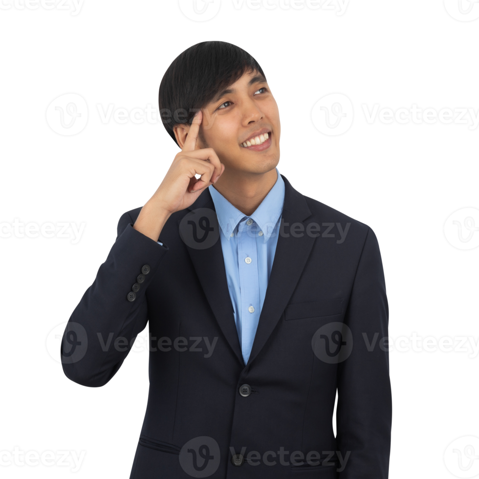 Handsome asian business man cutout, Png file