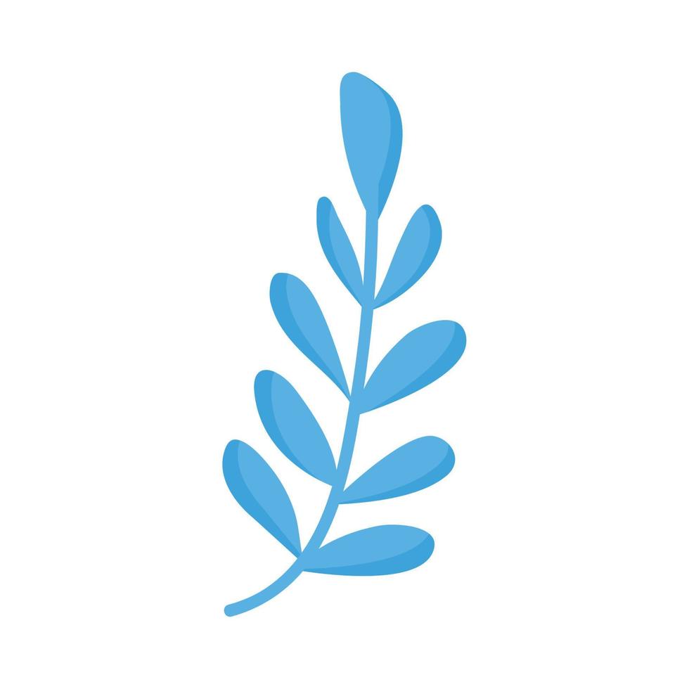 branch with leafs vector