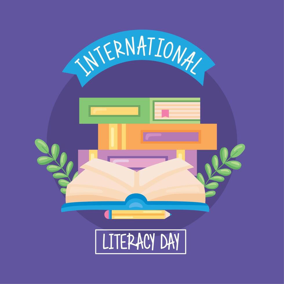 international literacy day vector