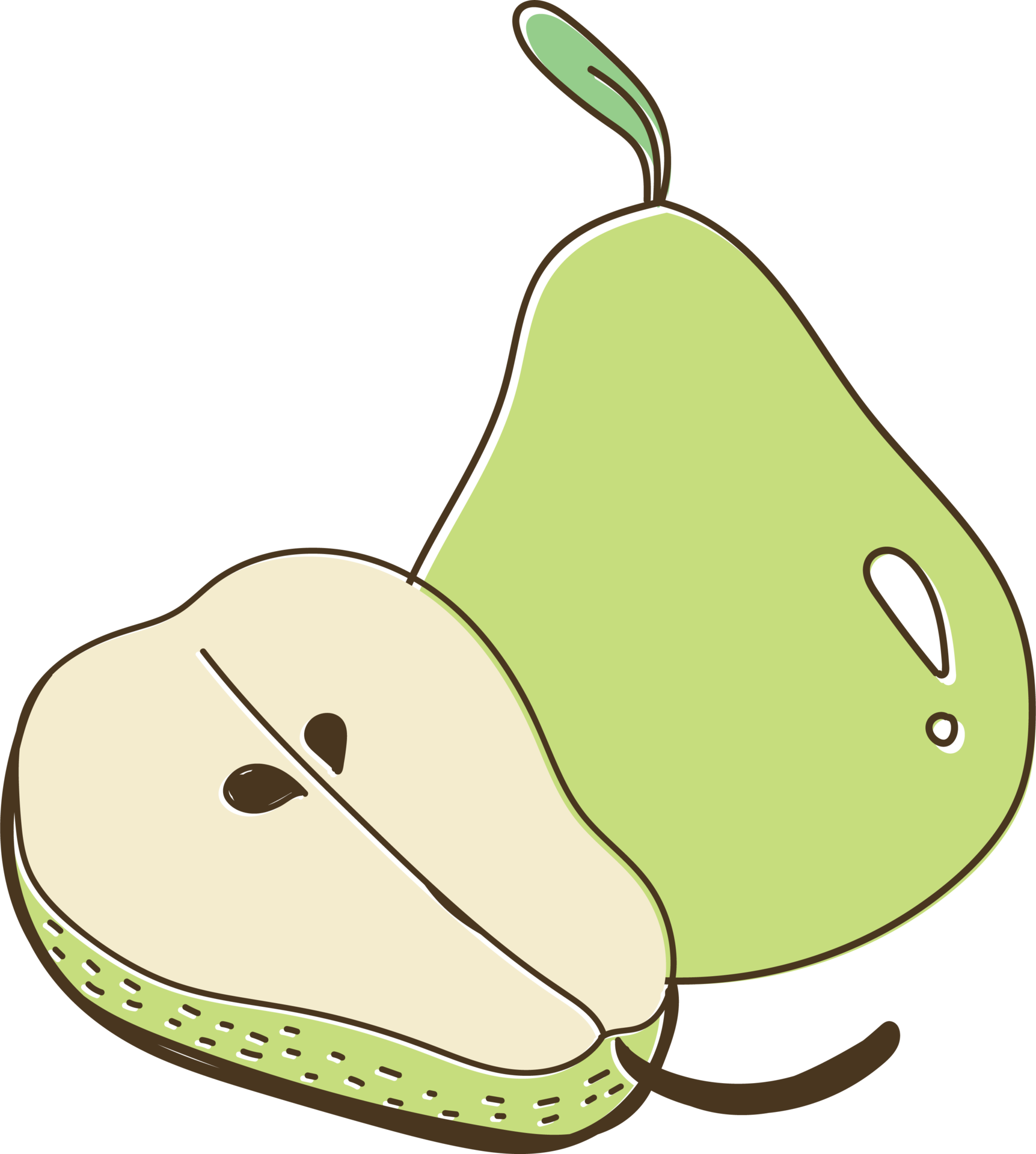Free Cartoon vegetables and fruits 11036461 PNG with Transparent Background