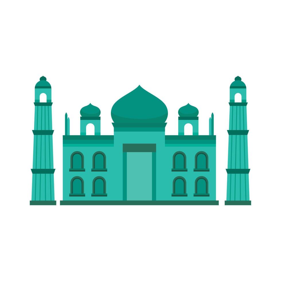 india taj mahal mosque vector