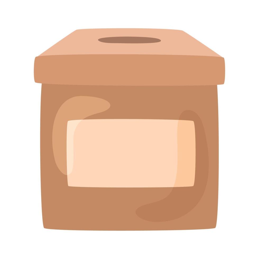 carton election urn vector