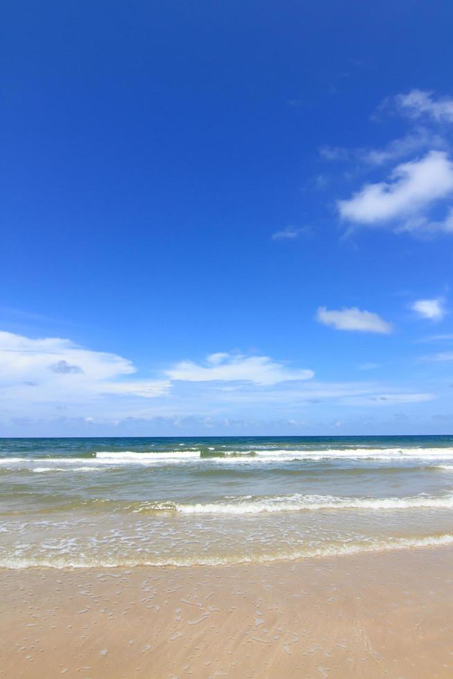 beach and beautiful tropical sea photo