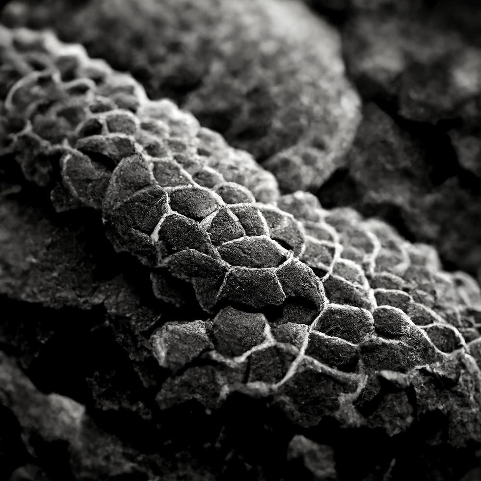 escala de serpiente textura monocromo perfecta foto