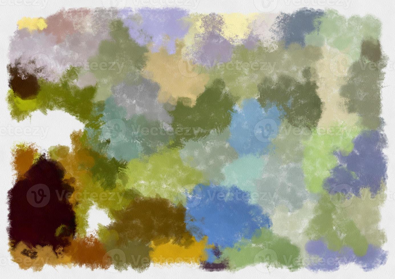 Illustration style background image abstract pattern various vibrant colors watercolor style illustration impressionist painting. photo