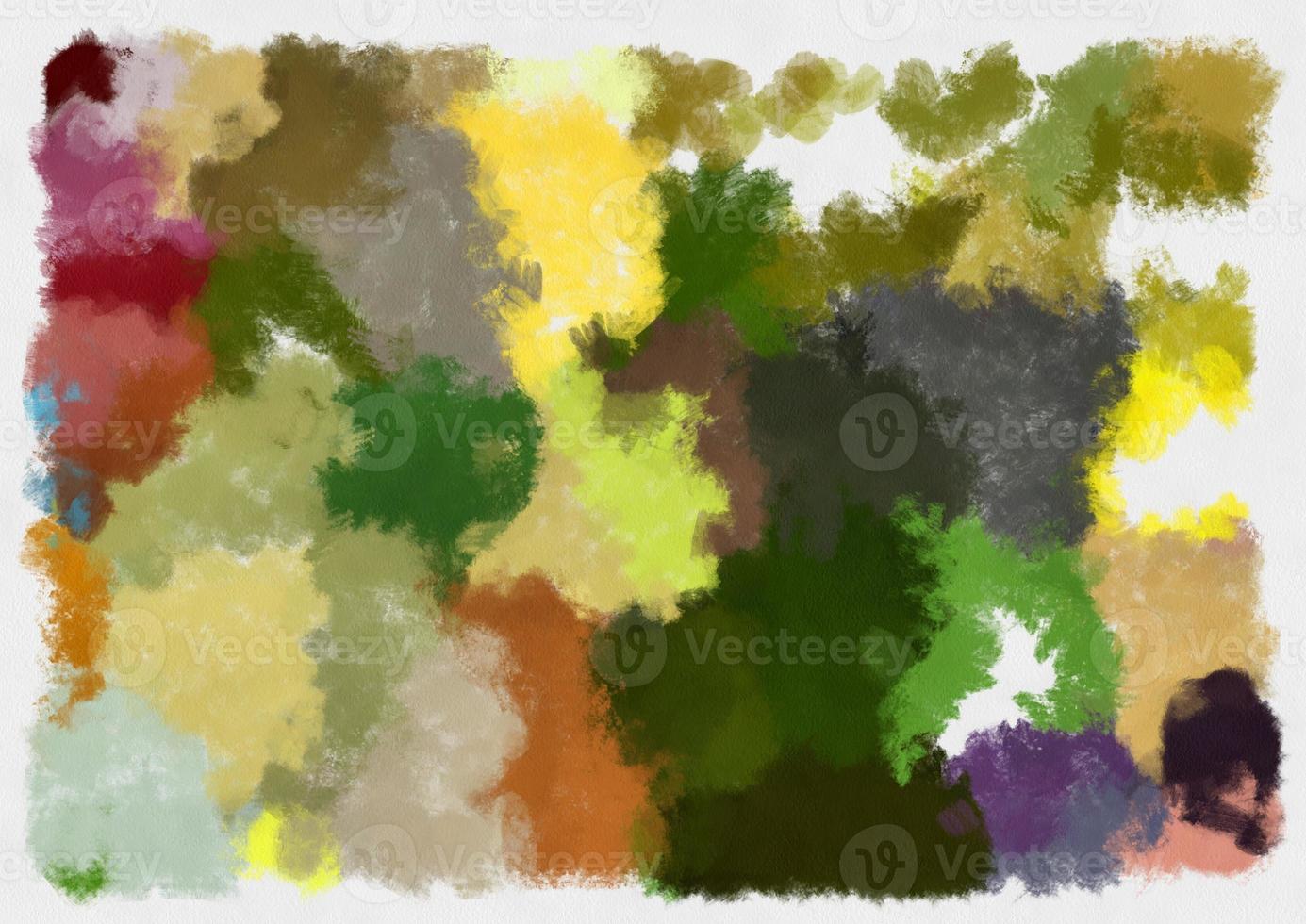 Illustration style background image abstract pattern various vibrant colors watercolor style illustration impressionist painting. photo