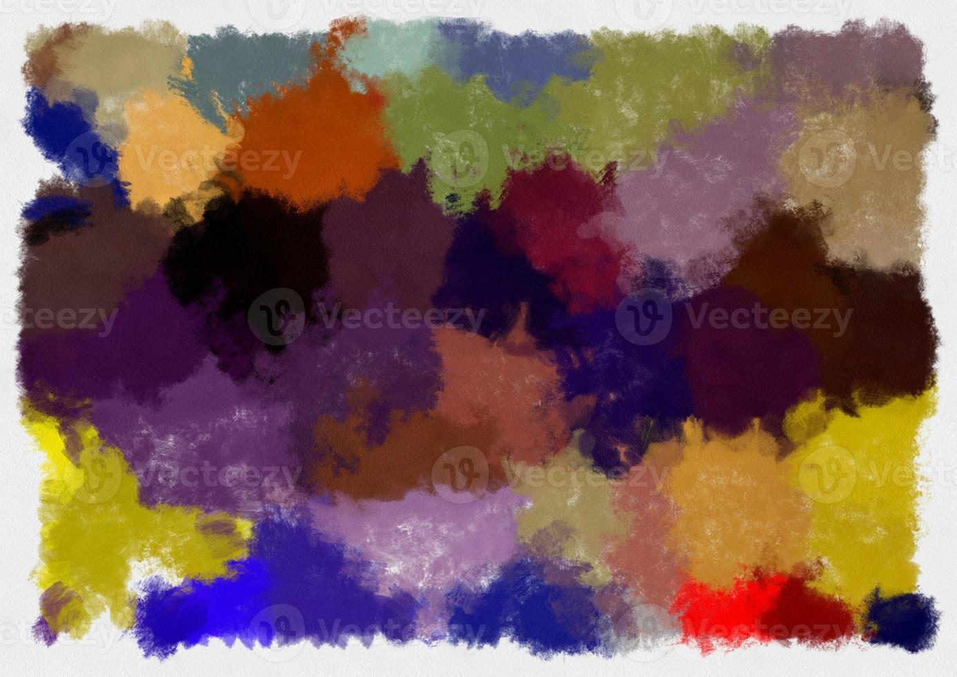 Illustration style background image abstract pattern various vibrant colors watercolor style illustration impressionist painting. photo