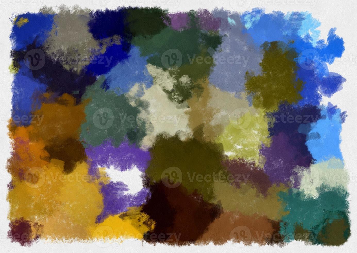 Illustration style background image abstract pattern various vibrant colors watercolor style illustration impressionist painting. photo