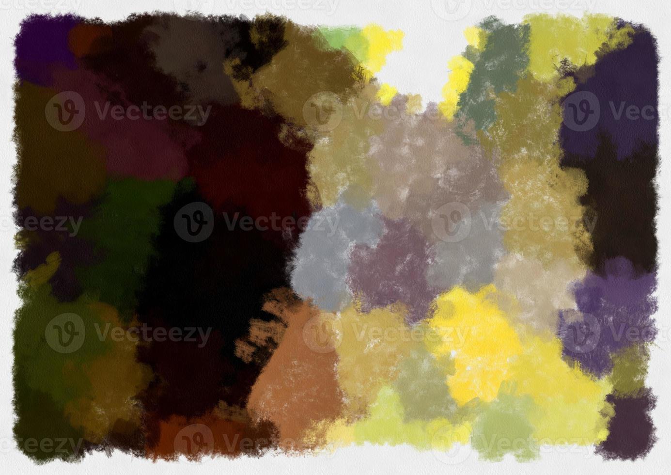 Illustration style background image abstract pattern various vibrant colors watercolor style illustration impressionist painting. photo