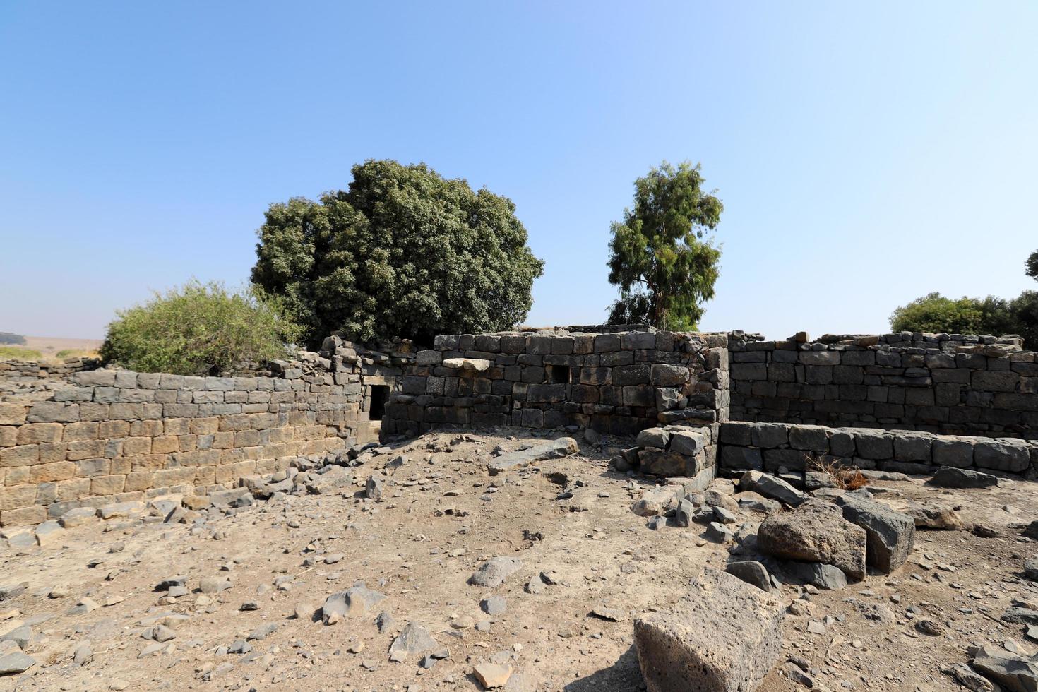 Katzrin Israel October 1, 2019. Gamla is an ancient Jewish city on the western slope of the Golan Heights. photo