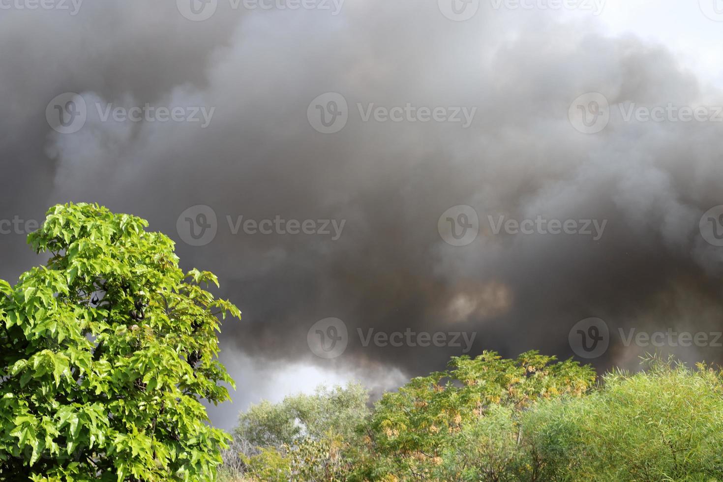 Fire - uncontrolled burning causing property damage. photo