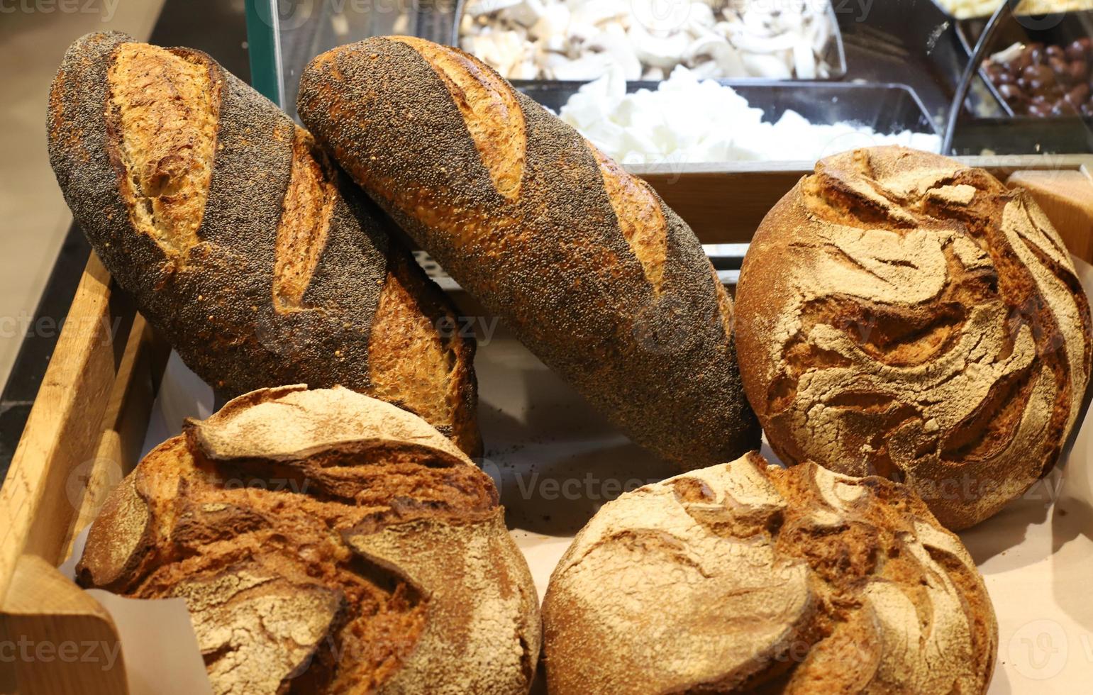 Bread and bakery products in Israel. photo