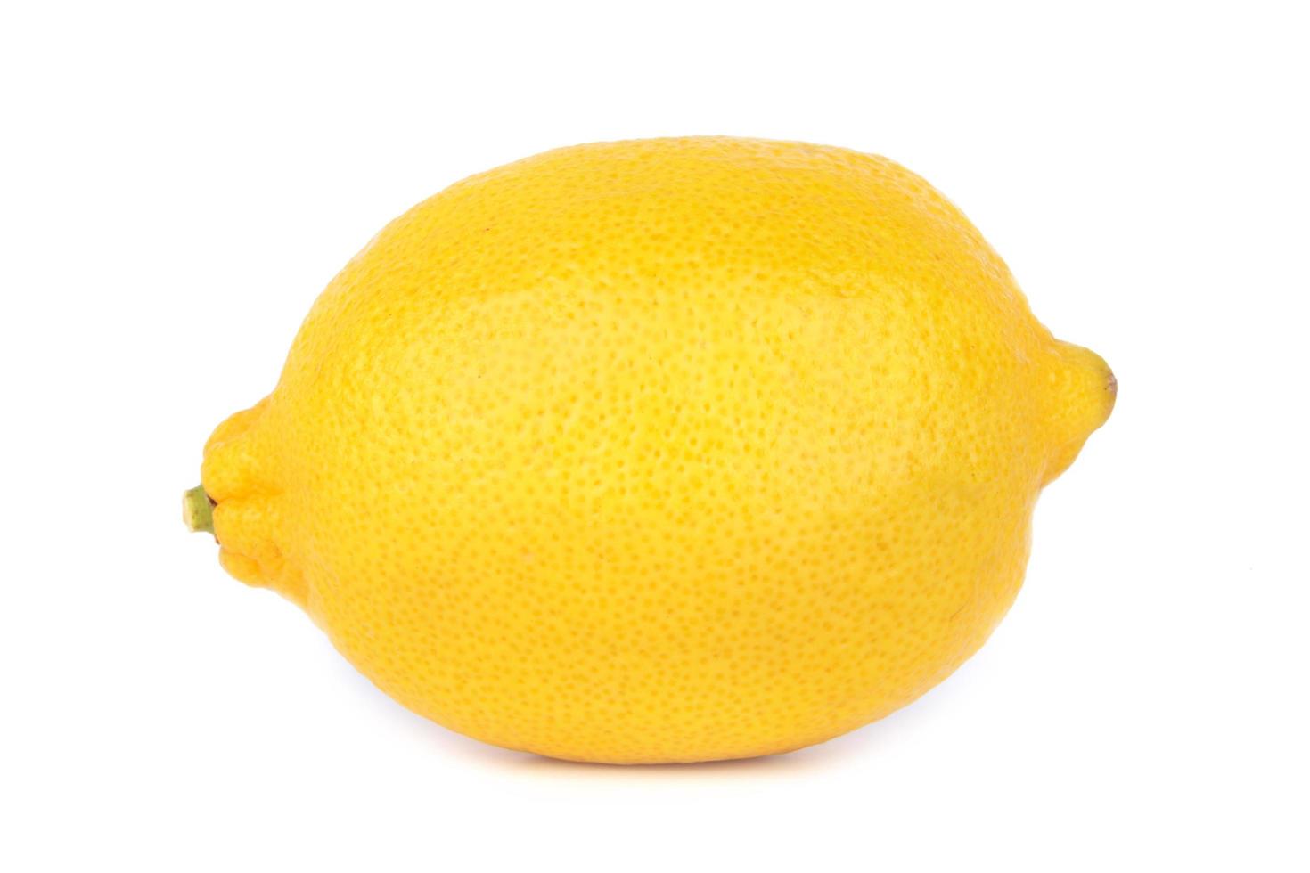 Lemon on white background photo