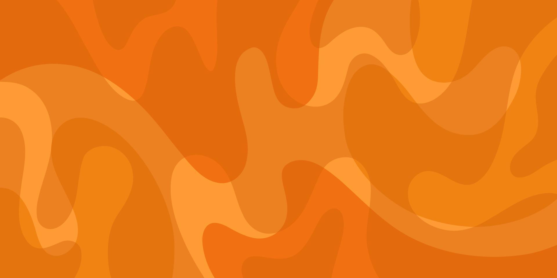 Abstract Background Orange Color Wave Pattern Concept For Wallpaper Template vector