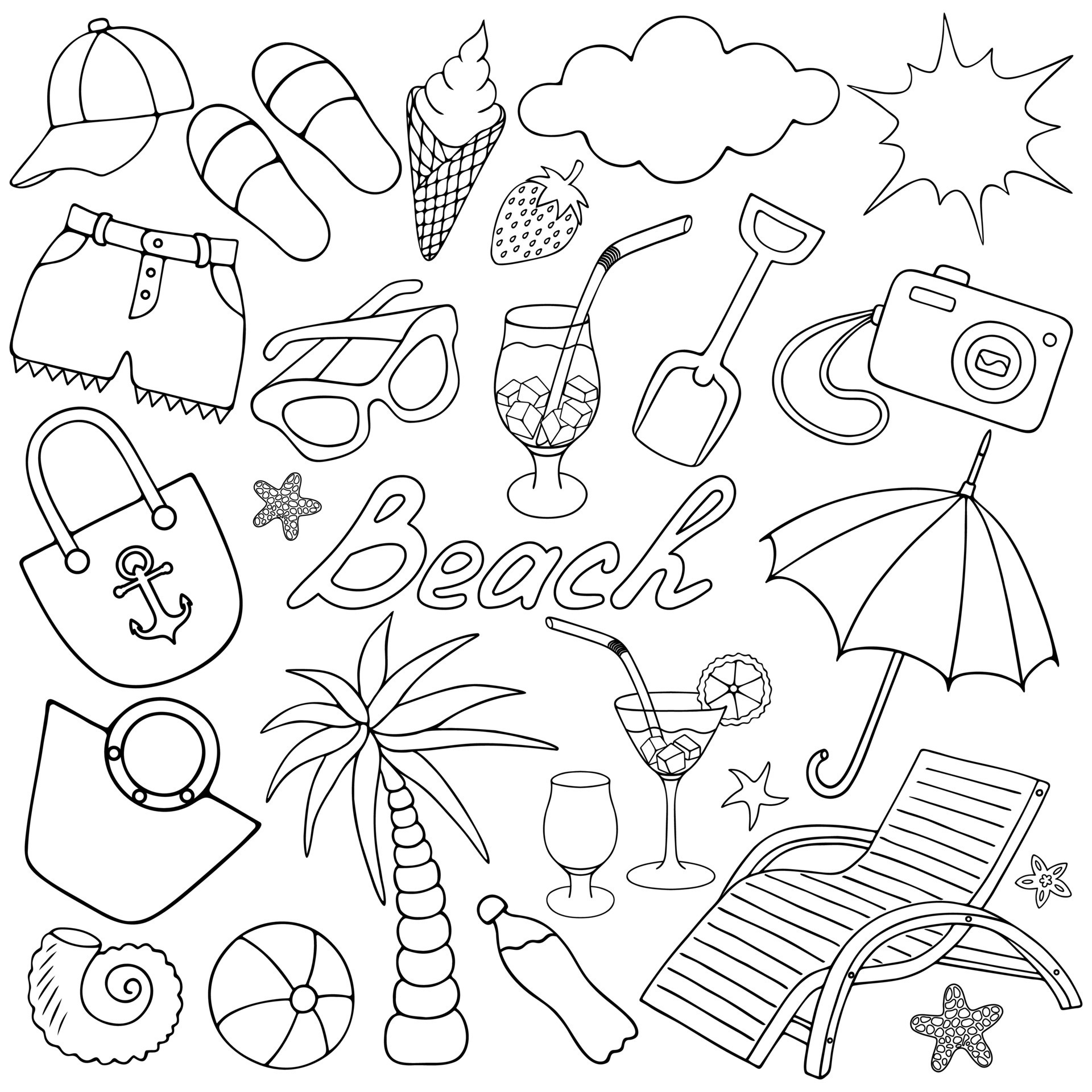 Hello Summer Lettering Design Airplane Vacation Elements Summer Drawing  Lettering Drawing Vacation Drawing PNG Transparent Clipart Image and PSD  File for Free Download