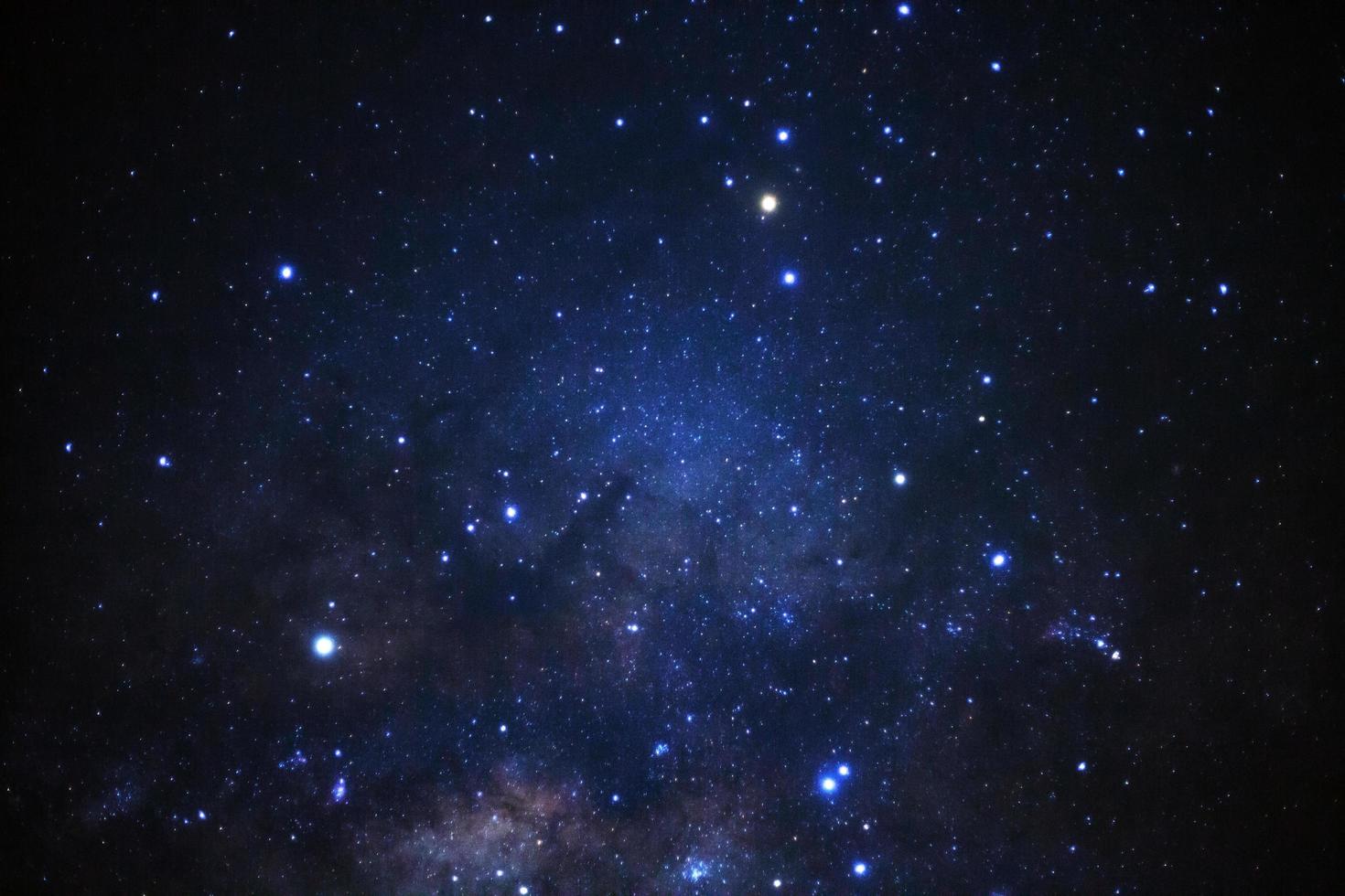 Close up  of milky way galaxy with stars and space dust in the universe photo