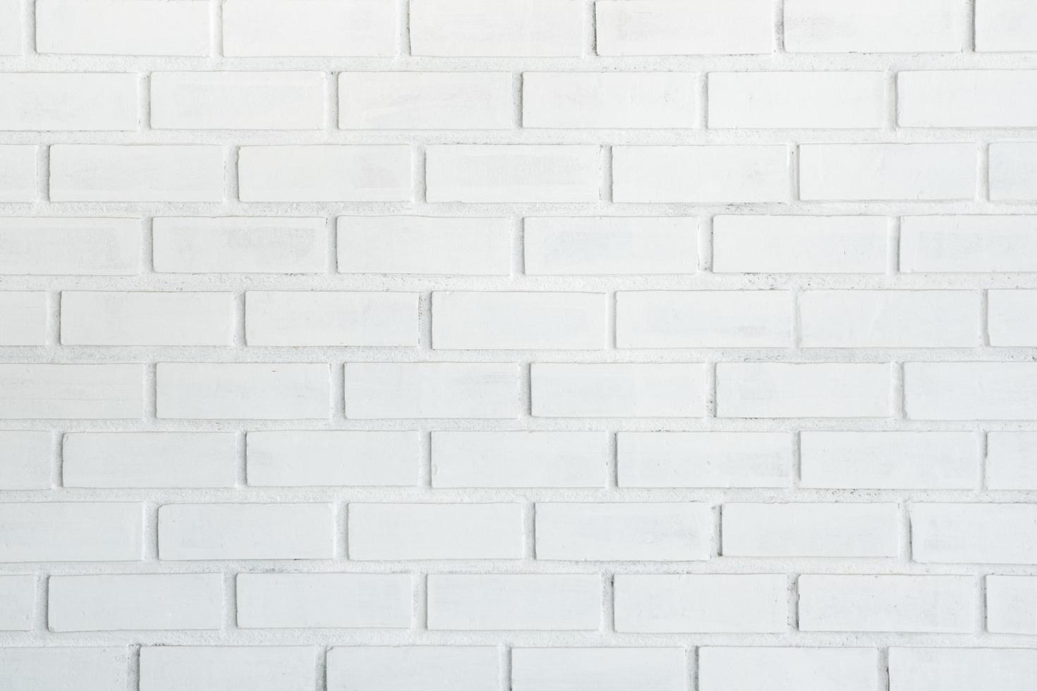 White brick wall texture background photo