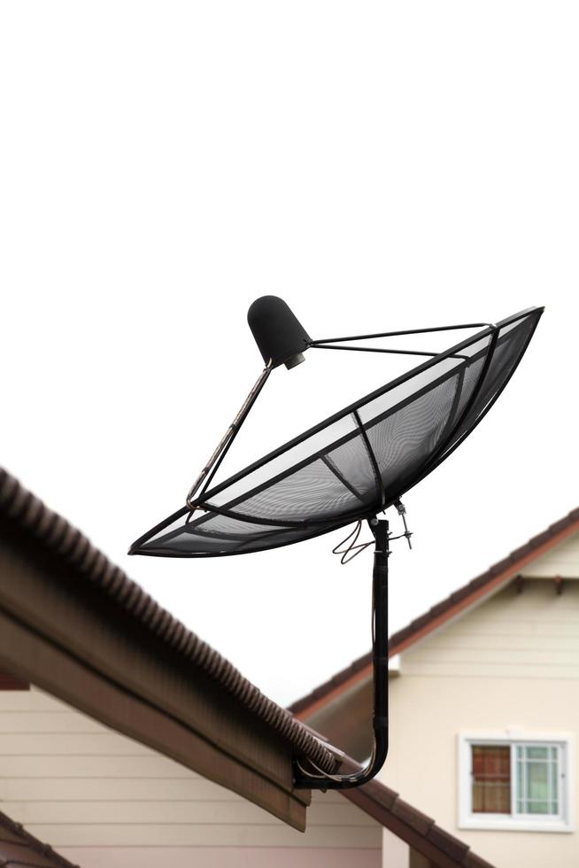 standard satellite on roof photo