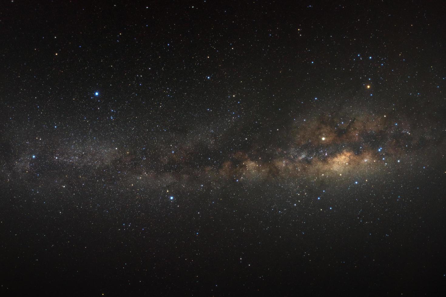 milky way galaxy with stars and space dust in the universe photo