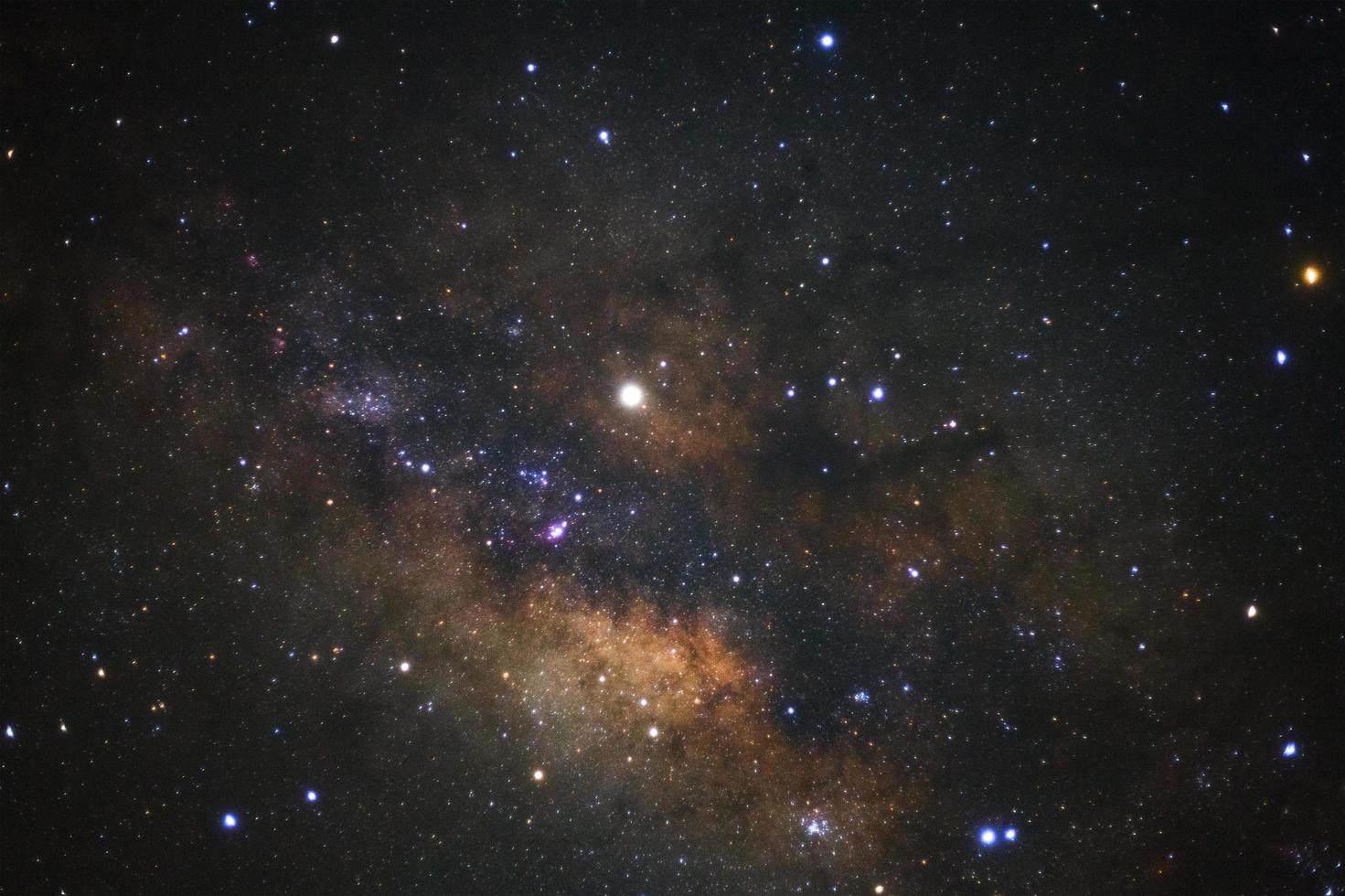 Galactic center of the milky way galaxy photo