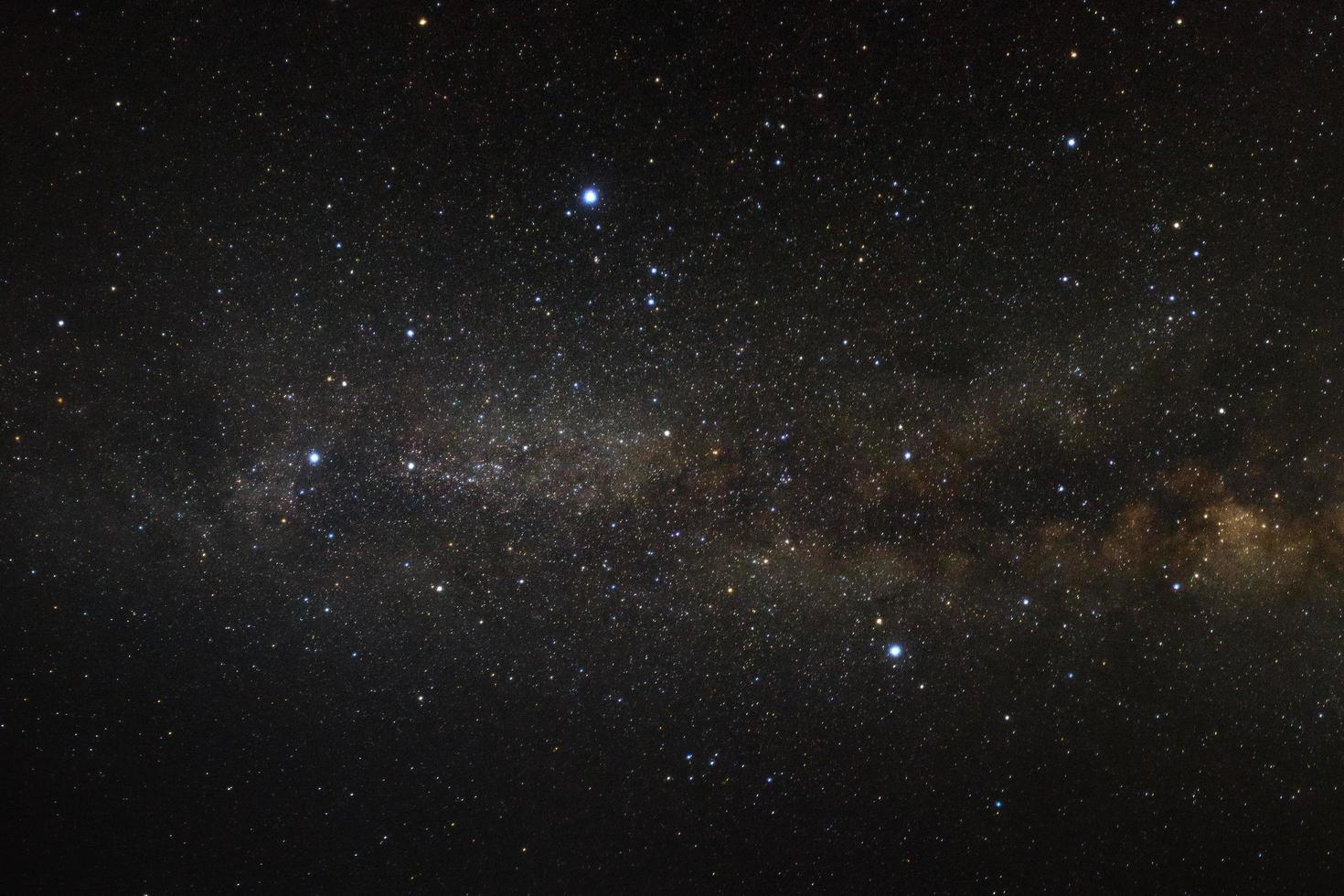 Milky way galaxy with stars and space dust in the universe photo