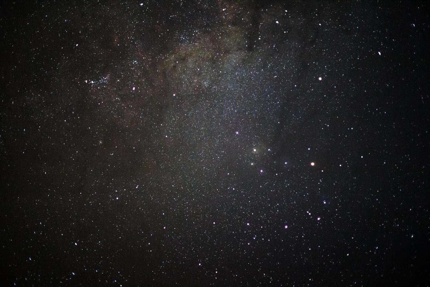 milky way galaxy with stars and space dust in the universe photo