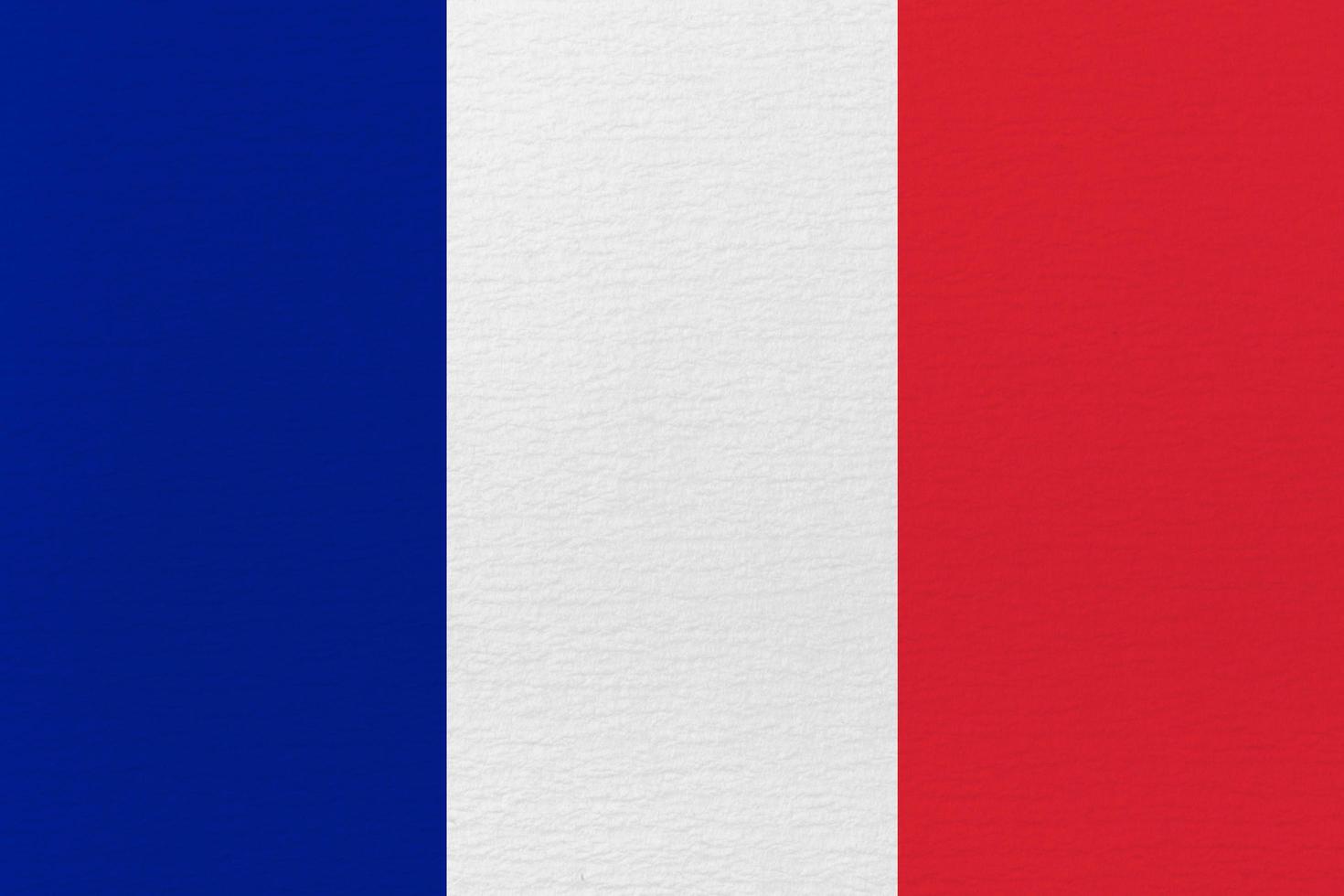 bandera de francia o pancarta francesa sobre fondo de papel foto