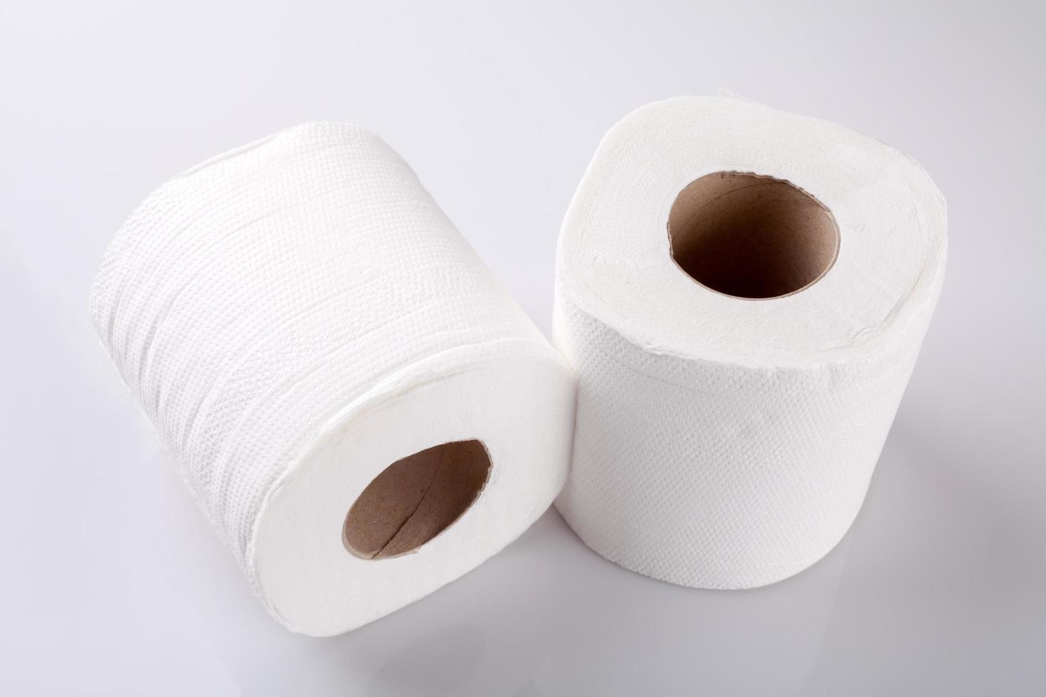 Rolls of toilet paper photo