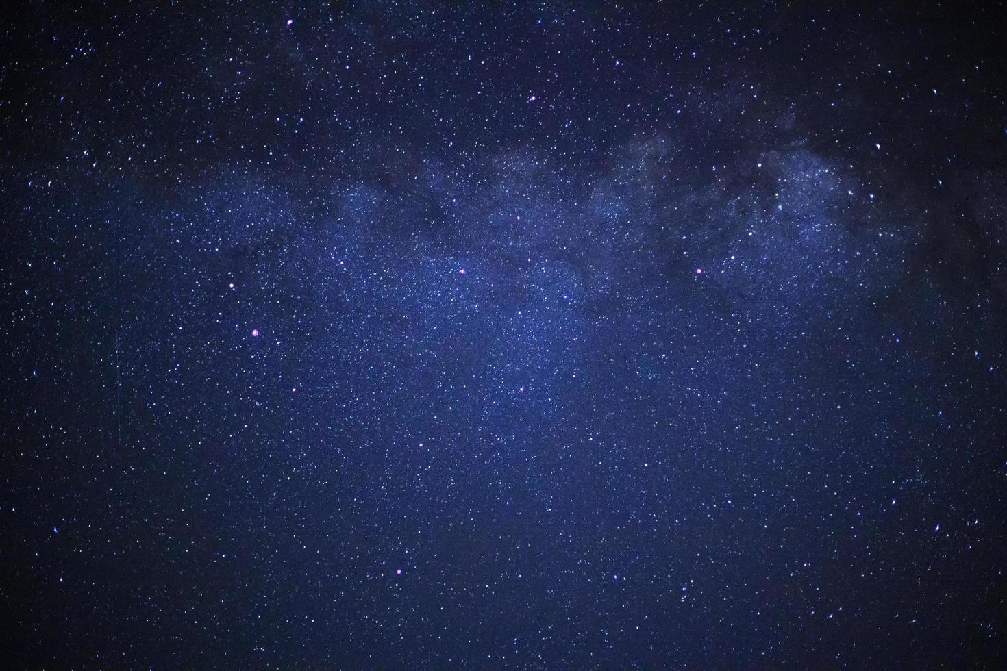 milky way galaxy with stars and space dust in the universe photo